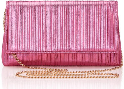 Formal Cocktail Party Style Pink Clutch Evening Bag