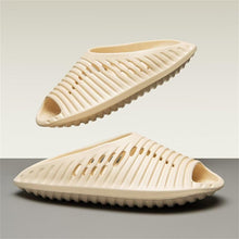Load image into Gallery viewer, Beige Men&#39;s Modern Beach Summer Slide Sandals