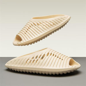 Beige Men's Modern Beach Summer Slide Sandals