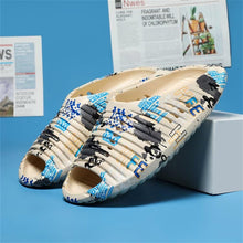 Load image into Gallery viewer, Beige Men&#39;s Modern Beach Summer Slide Sandals