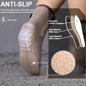 Beigeplaid Designer Style Wedge Waterproof Ankle Booties
