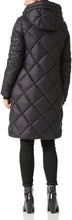 Load image into Gallery viewer, Windproof Champagne Thick Diamond Quilted Long Sleeve Hooded Winter Coat