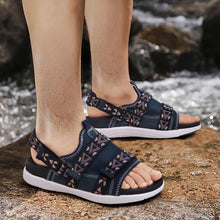 Load image into Gallery viewer, Blue Men&#39;s Beach Sporty Hiking Sandal