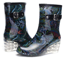 Load image into Gallery viewer, Blue Phoenix Designer Style Wedge Waterproof Ankle Boots