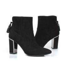 Load image into Gallery viewer, Briana Black Fashion Trendy Faux Leather Ankle Boot