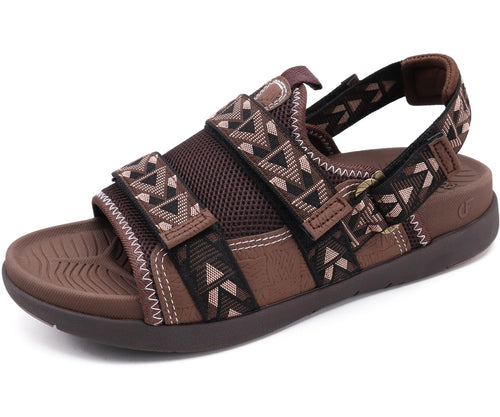 Brown Men's Beach Sporty Hiking Sandal