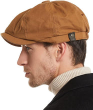 Load image into Gallery viewer, Men&#39;s Vintage Style Khaki Gatsby Newsboy Hat