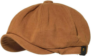 Men's Vintage Style Khaki Gatsby Newsboy Hat