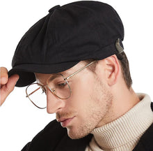 Load image into Gallery viewer, Men&#39;s Vintage Style Khaki Gatsby Newsboy Hat