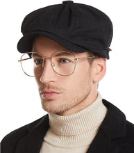 Load image into Gallery viewer, Men&#39;s Vintage Style Khaki Gatsby Newsboy Hat