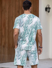 Load image into Gallery viewer, Men&#39;s Black Tropical Shirt &amp; Shorts Set