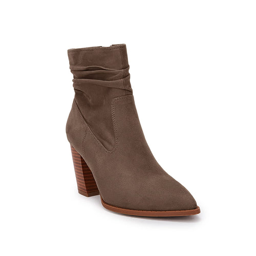 Cedar Brown Slouchy Suede Ankle Boots