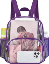 Load image into Gallery viewer, Back To School White Clear Backpack