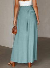 Load image into Gallery viewer, Ready For Vacay Blue High Waist Long Pants