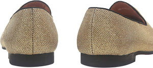 Men's Leather Gold Tassel & Cap Toe Formal Dress Shoes