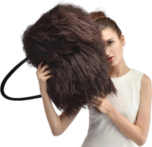 Load image into Gallery viewer, Mongolian Brown Luxury Wool Fur Handbag
