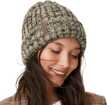Load image into Gallery viewer, Chunky Knit Khaki Winter Beanie Hat