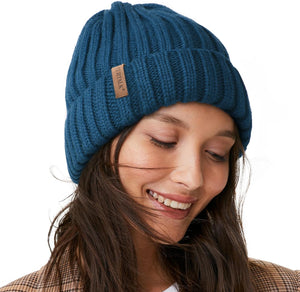 Chunky Knit Khaki Winter Beanie Hat