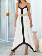 Load image into Gallery viewer, French Riveria Black Sleeveless Flowing Maxi Dress