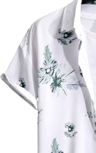 Load image into Gallery viewer, Men&#39;s Light Green Print Short Shirt &amp; Shorts Set