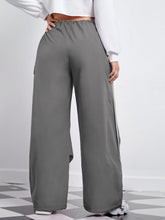 Load image into Gallery viewer, Plus Size Light Pink Cargo Style Baggy Drawstring Pants