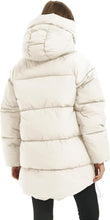 Load image into Gallery viewer, Trendy Khaki Quilted Puffer Mid-Length Warm Winter Heavyweight Coat