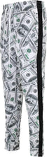 Load image into Gallery viewer, Men&#39;s Money Print Long Sleeve Full Zip Hoodie Jogging Sweatsuit/Tracksuit