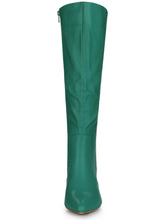 Load image into Gallery viewer, Green Destiny Black Zipper Knee High Boots