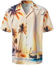 Load image into Gallery viewer, Men&#39;s Light Khaki Coconut Short Sleeve Shirt