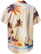 Load image into Gallery viewer, Men&#39;s Light Khaki Coconut Short Sleeve Shirt