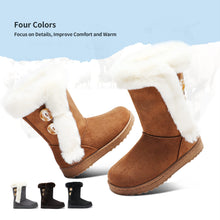 Load image into Gallery viewer, Hickory Suede Fashionable Winter Fur Lined Snow Boots