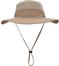 Load image into Gallery viewer, Men&#39;s Army Green Sun Hat Wide Brim Bucket Beach Safari Fishing Hat