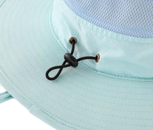 Load image into Gallery viewer, Men&#39;s Mint Blue Sun Hat Wide Brim Bucket Beach Safari Fishing Hat