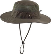 Load image into Gallery viewer, Men&#39;s Mint Blue Sun Hat Wide Brim Bucket Beach Safari Fishing Hat