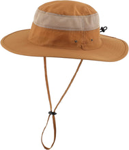 Load image into Gallery viewer, Men&#39;s Black Sun Hat Wide Brim Bucket Beach Safari Fishing Hat