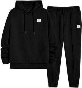 Men's Casual Style Hoodie & Pants Sweatsuit Set