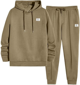 Men's Casual Style Hoodie & Pants Sweatsuit Set