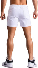 Load image into Gallery viewer, Men&#39;s Drawstring White Pocket Athletic Shorts