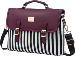 Business Casual Mauve Pink Shoulder Strap Messenger Style Laptop Bag