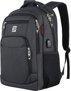 Durable Purple Multi Use Laptop USB Backpack