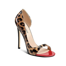 Load image into Gallery viewer, Leopard Print High Heel Pointy Heel Pumps