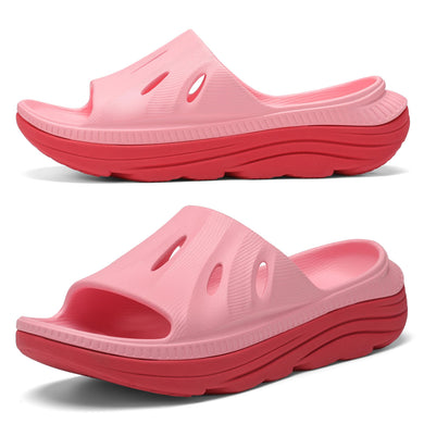 Light Pink Men's Thick Sole Summer Slides