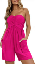 Load image into Gallery viewer, Sweetheart Pink Knit Romper w/Pockets