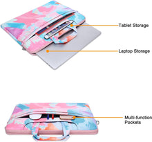Load image into Gallery viewer, Pink Dyed Top Handle Laptop Bag