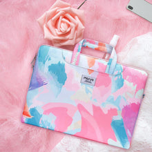 Load image into Gallery viewer, Pink Dyed Top Handle Laptop Bag