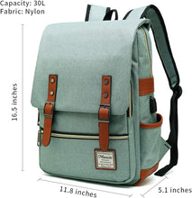 Load image into Gallery viewer, Waterproof Blue Shoulder Daypack Laptop Backpack