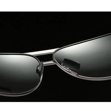 Load image into Gallery viewer, Men&#39;s Black Polarized Aviator Sunglasses