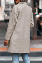 Load image into Gallery viewer, Camel Wool Blended Trench Coat w/Pockets