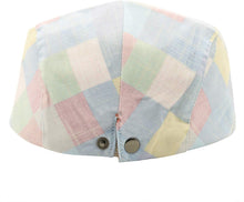 Load image into Gallery viewer, Men&#39;s Pink Plaid Golf Style Gatsby Newsboy Hat