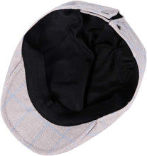 Load image into Gallery viewer, Men&#39;s Pink Plaid Golf Style Gatsby Newsboy Hat
